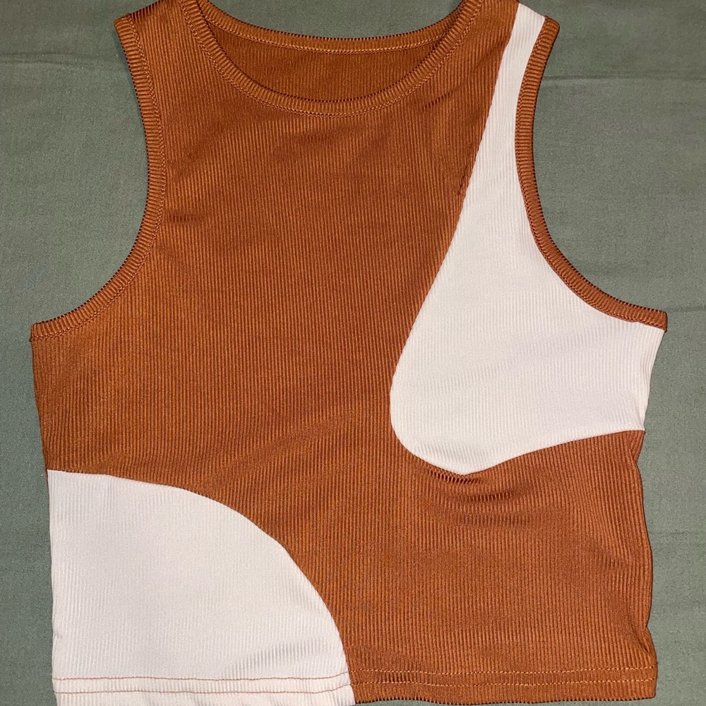 Multicolored Cropped Tank